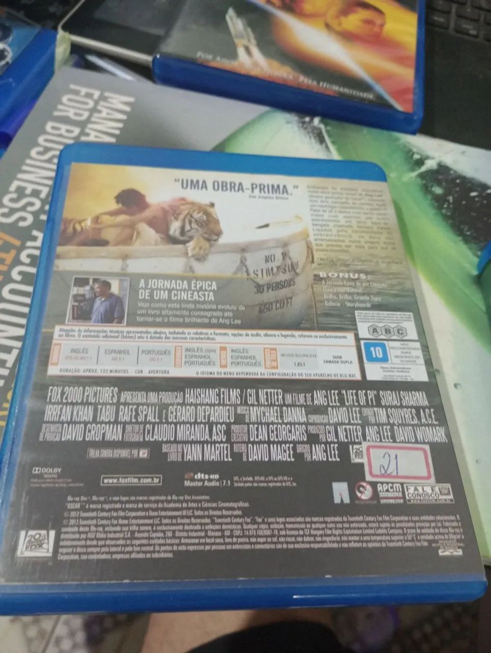 Blu Ray as aventuras de Pi  - Foto 2