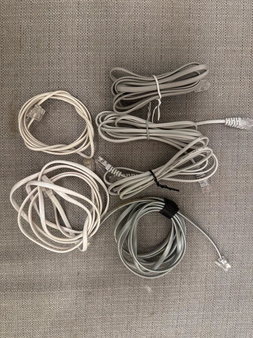 Cabo de telefone e modem RJ11