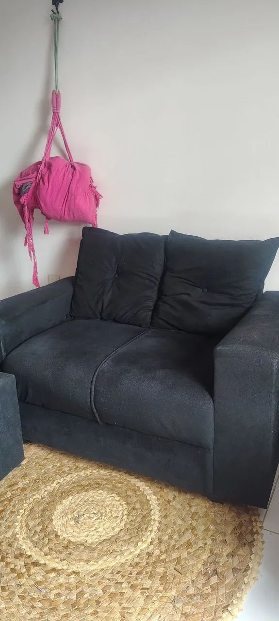 Sofá 2 lugares com puff - Foto 3
