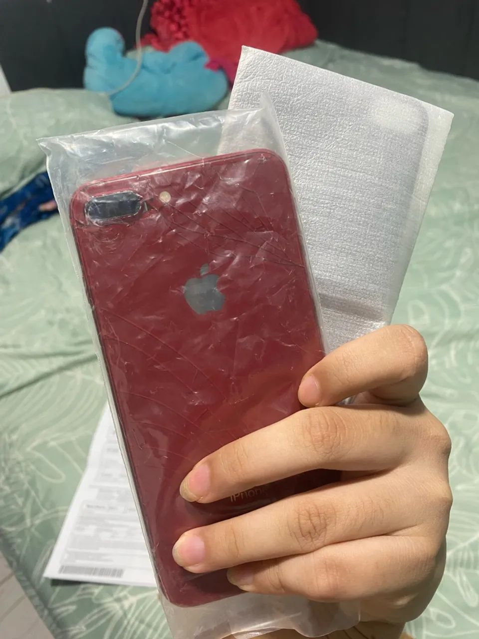 Iphone 8 plus com avarias - Foto 4