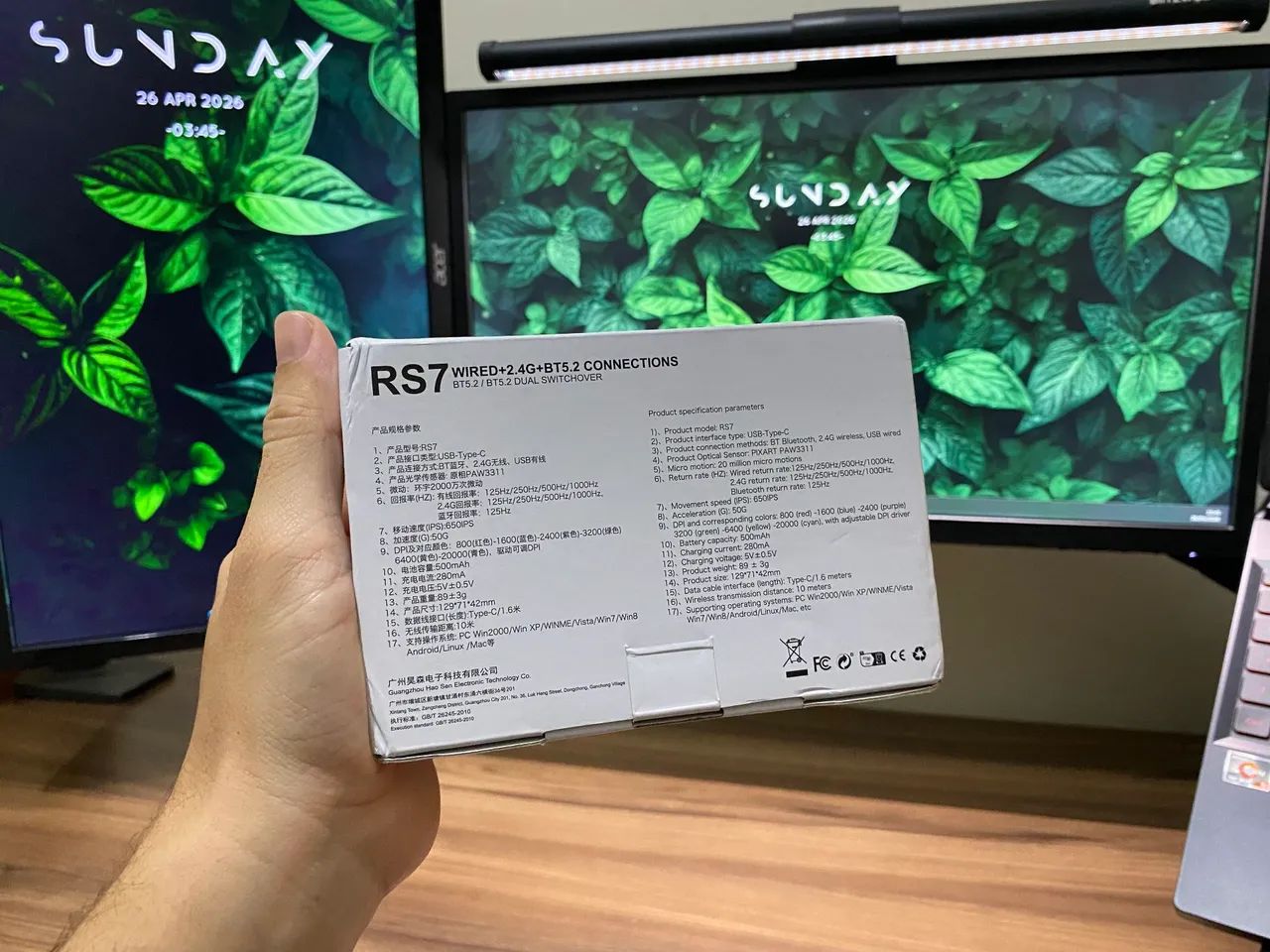Mouse Gamer Smailwolf RS7 RGB Alta Precisão (Novo) - Foto 2