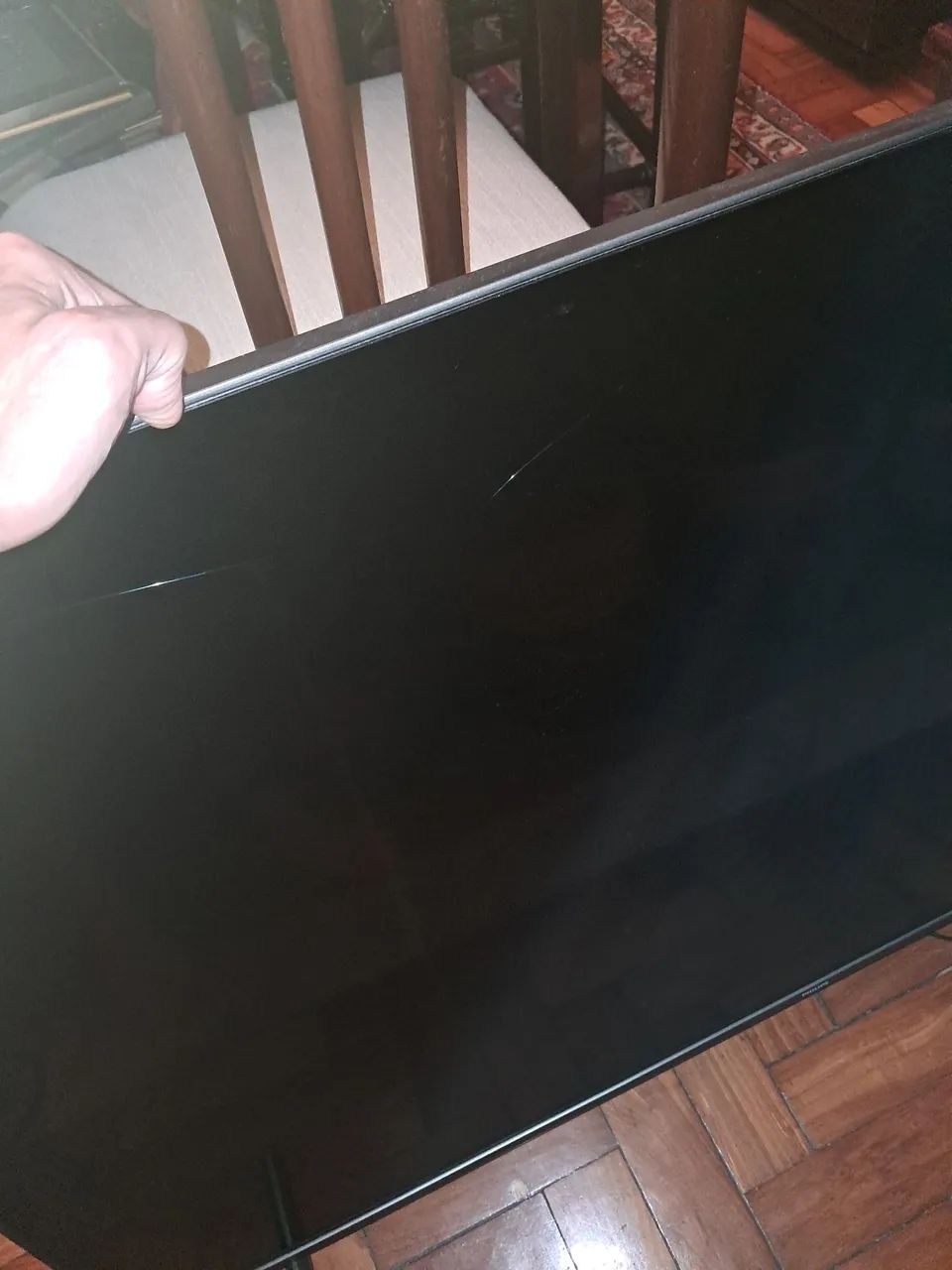 Televisão Philips 50 polegadas 4k - tela danificada - Foto 3