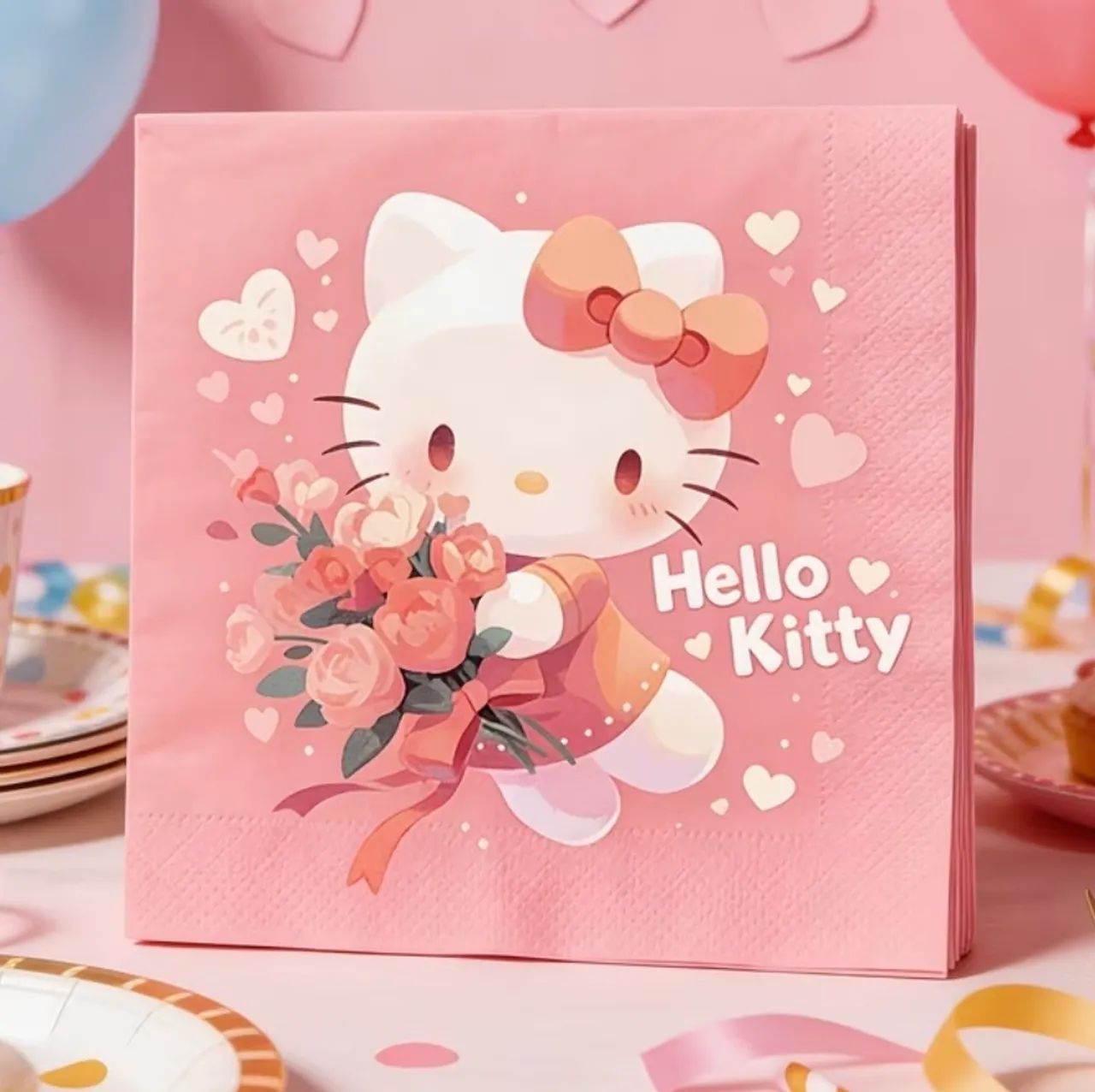 18 Guardanapos de Papel Sanrio