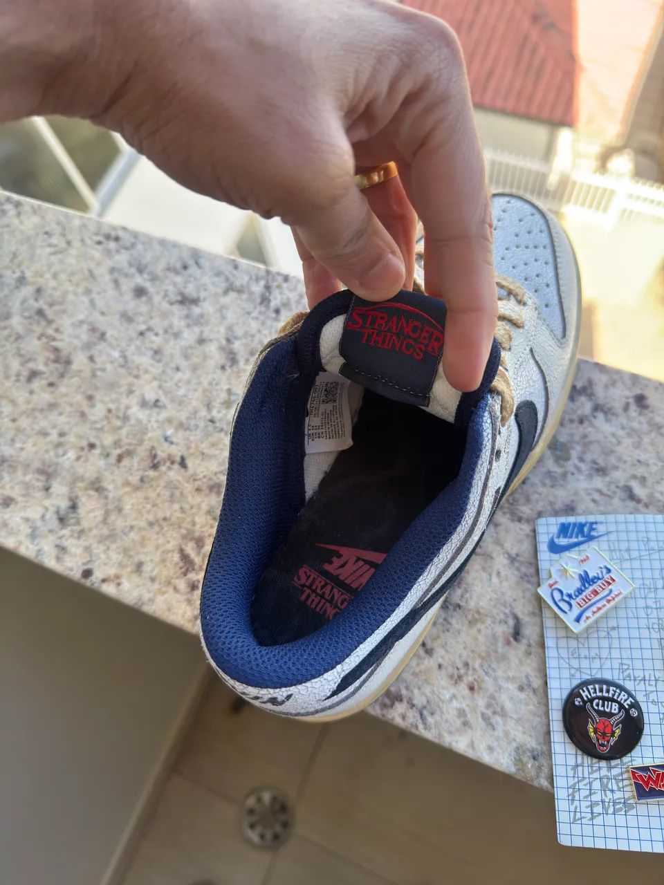 Tênis Nike Dunk Low x Stranger Things 36BR - Foto 5