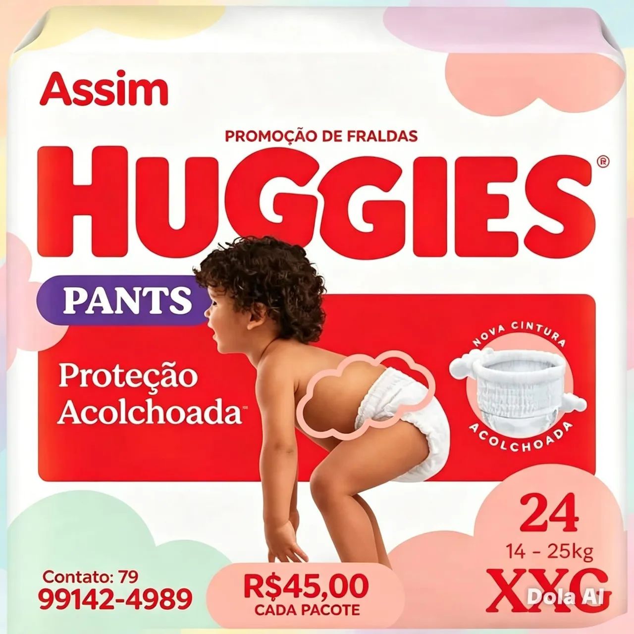 Fraldas Huggies Pants  - Foto 2