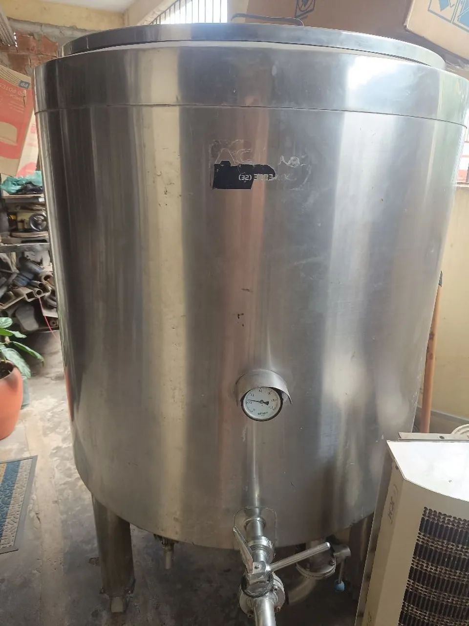 Tanqui de inox banho Maria 600 litros
