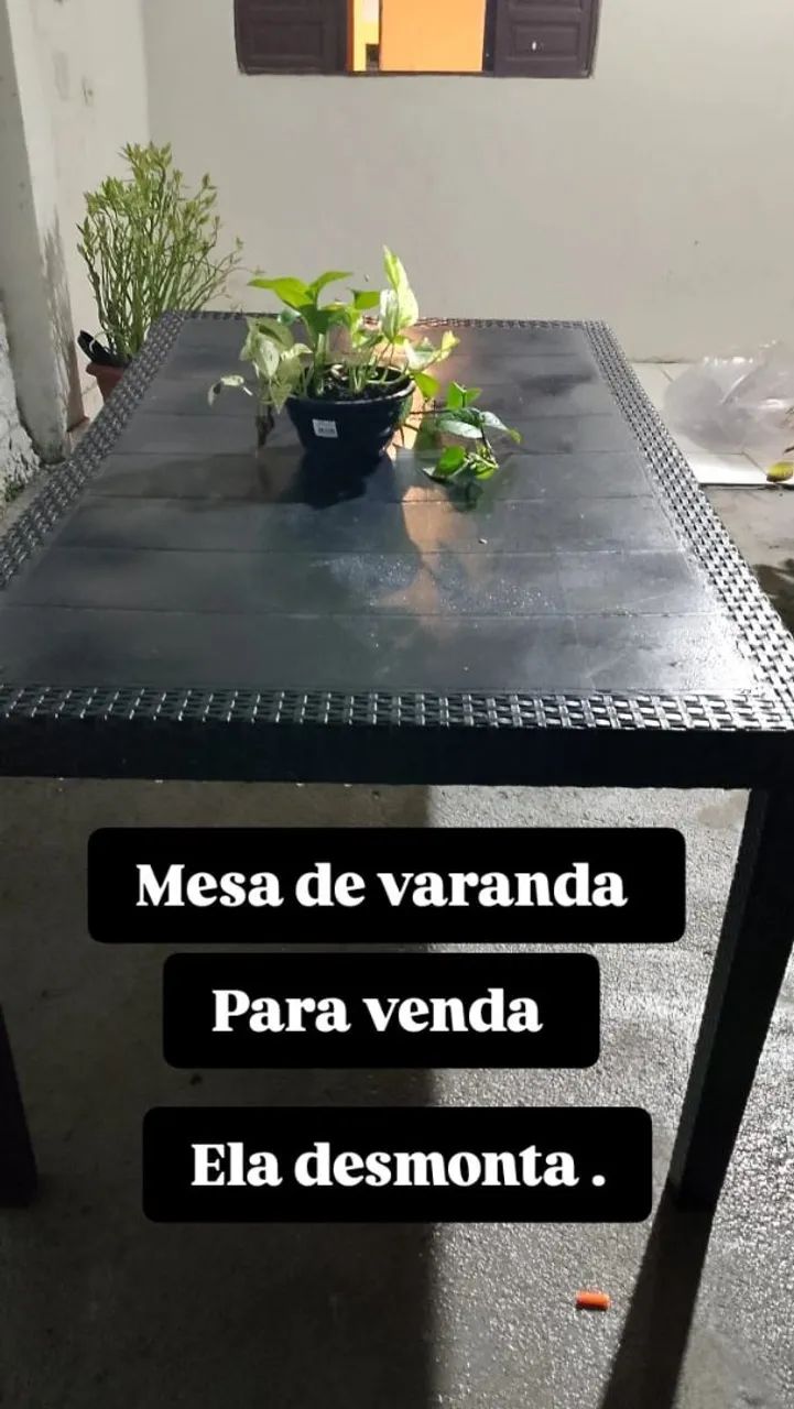 Mesa de jardim 
