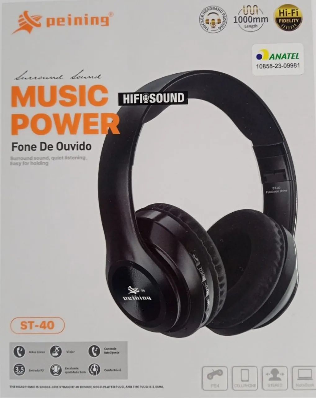 fone de ouvido 