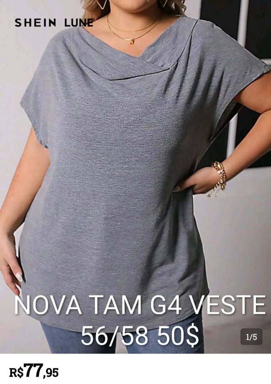 ROUPAS PLUS SIZE G4 - Foto 5