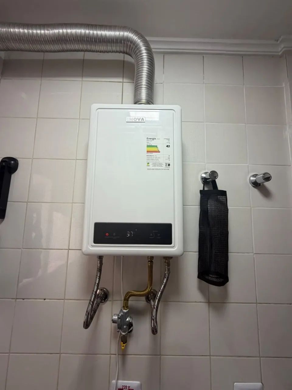 Aquecedor a gás com defeito