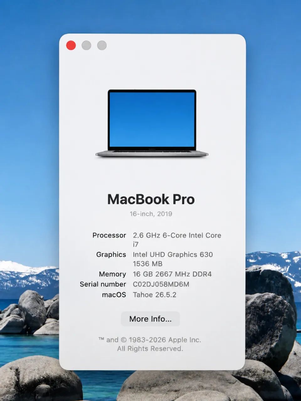 Macbook Pro 16