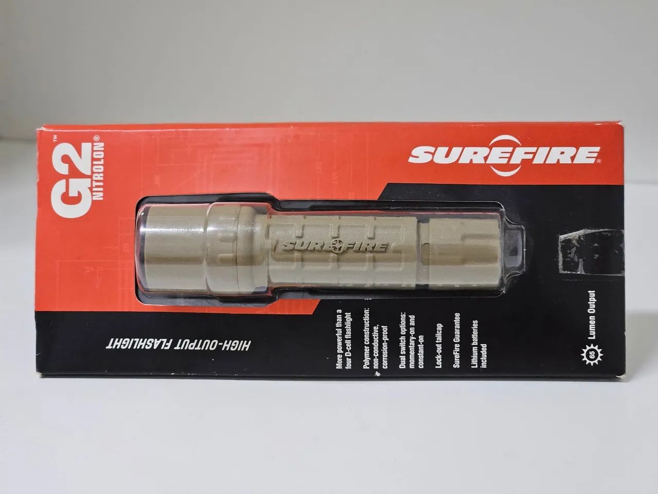 Lanterna Surefire G2 (Gen2) 65 lumens