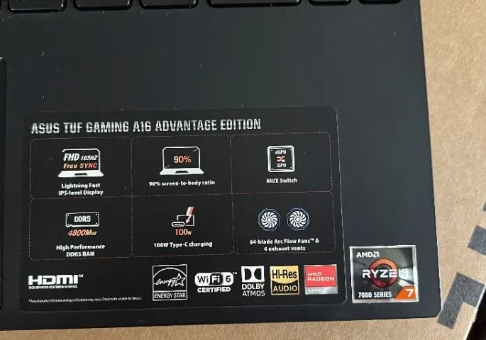 ASUS TUF Gaming A16 Advantage Edition FA617NT - Foto 4
