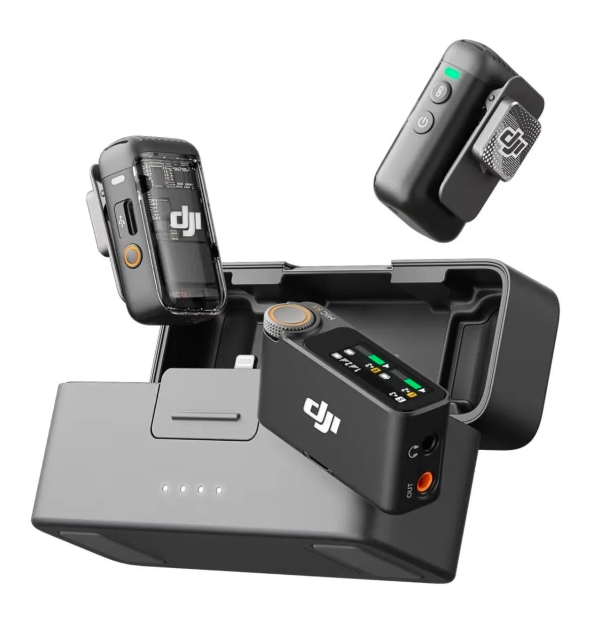 Dji Mic 2 (2 Tx, 1 Rx) Novo 