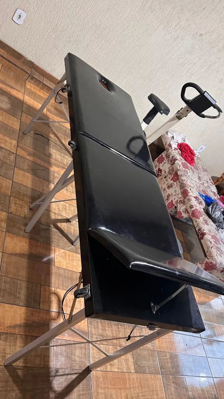 Maca preta dobrável com mocho - Foto 4