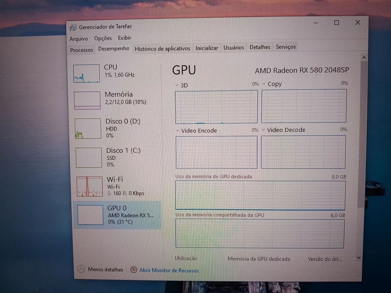 PC gamer usado com monitor, teclado e mouse - Foto 3