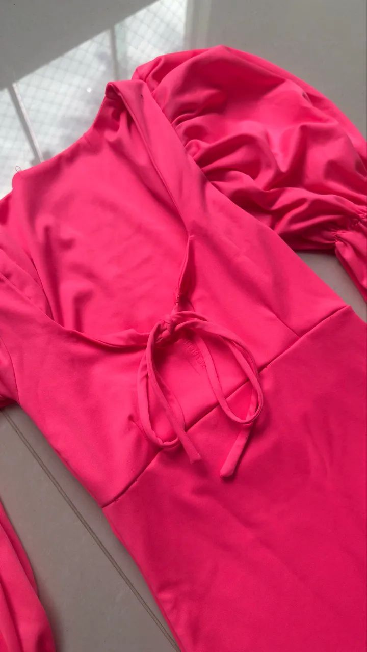 Vestido Pink Her Clothes PP | Feito à Mão - Foto 3