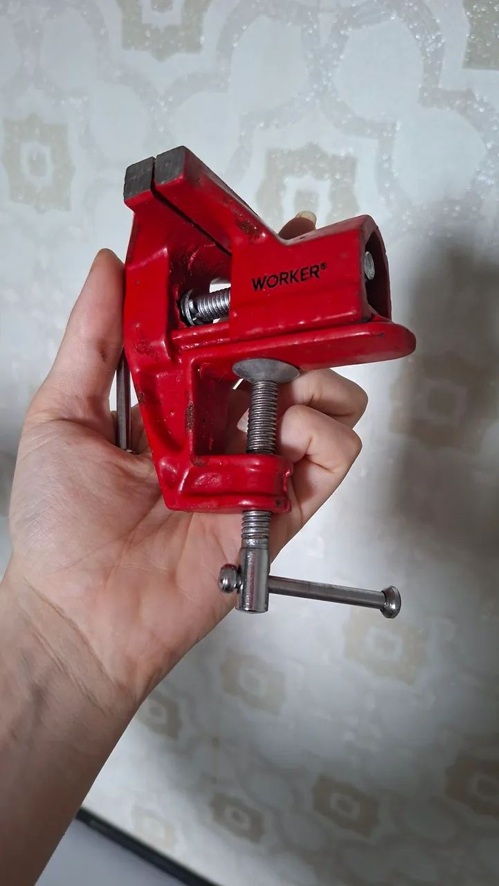 Mini Torno de Bancada Fixo 75mm - Foto 2