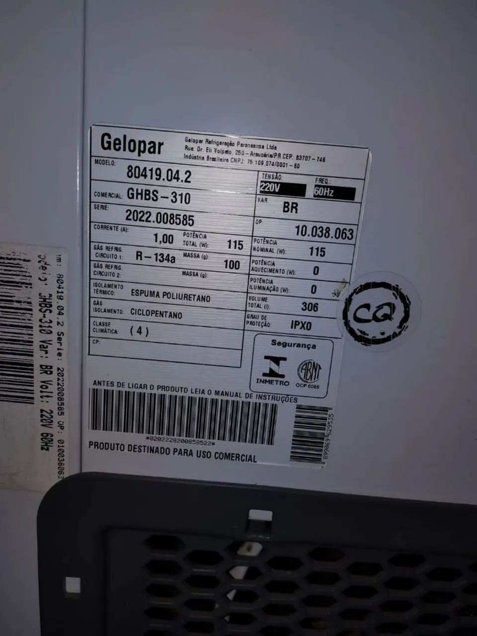 Freezer horizontal GELOPAR  - Foto 4