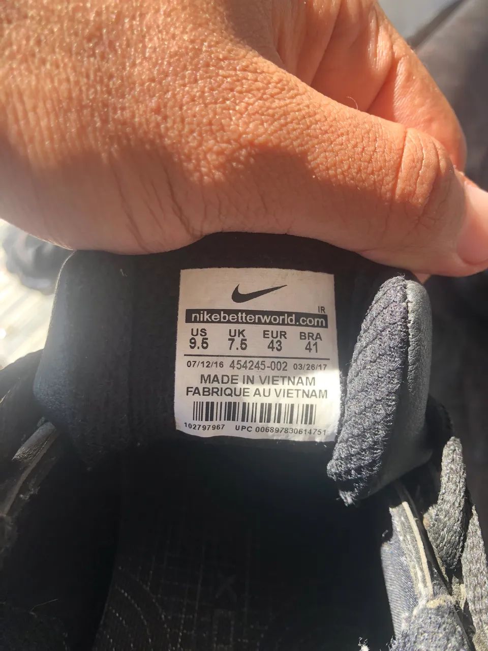 Nike Shox R4 Todo Preto  - Foto 5