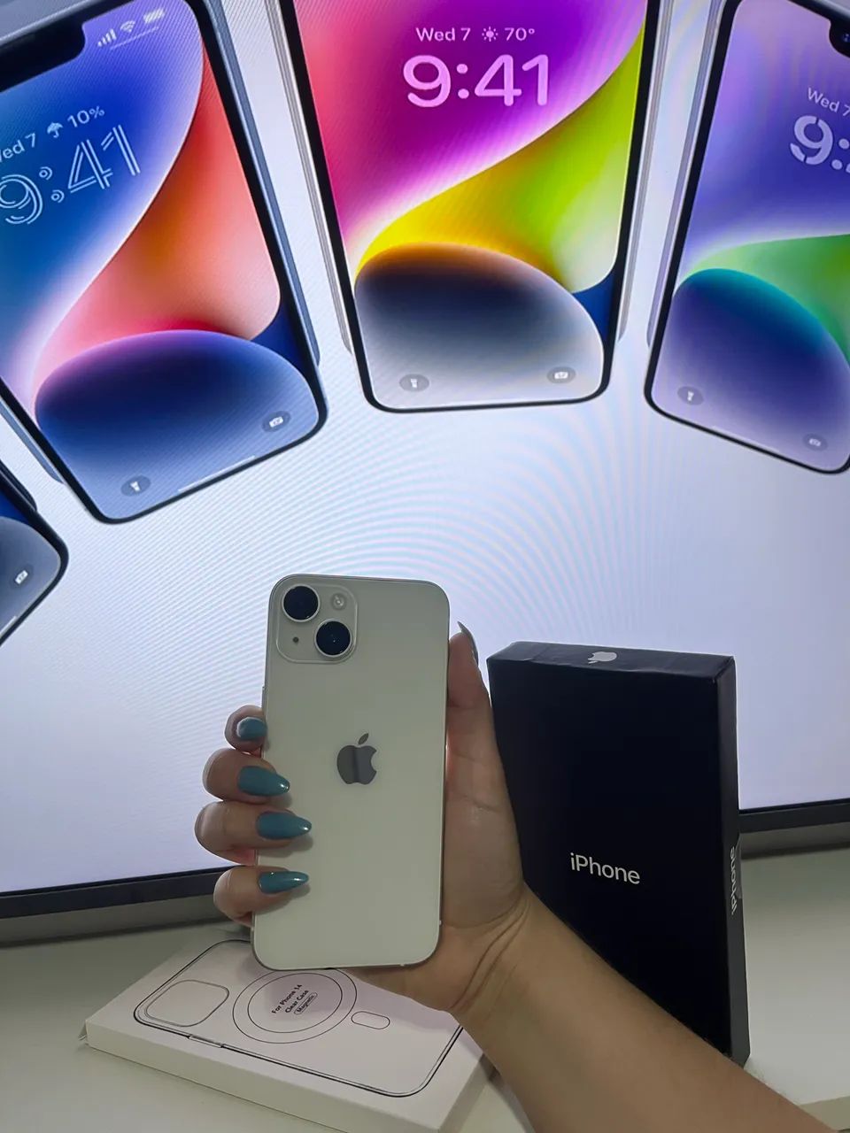 IPHONE 14 - 91% de Bateria!