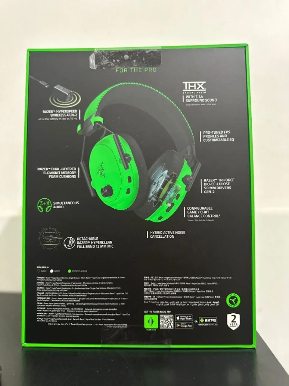 Headset Razer BlackShark V3 Pro Green Edition442876281865512961