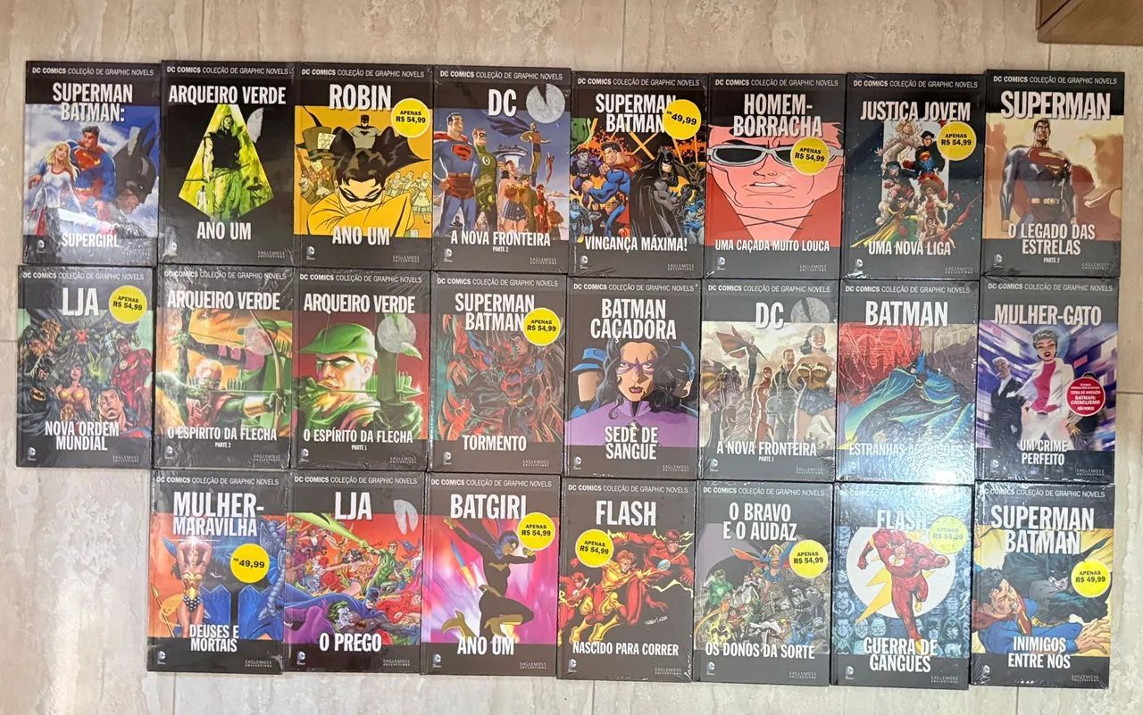 DC Comics Coleção de Graphic Novels - diversos LACRADOS
