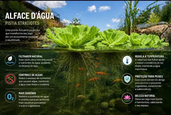 Alface de água doce mudas - Foto 2