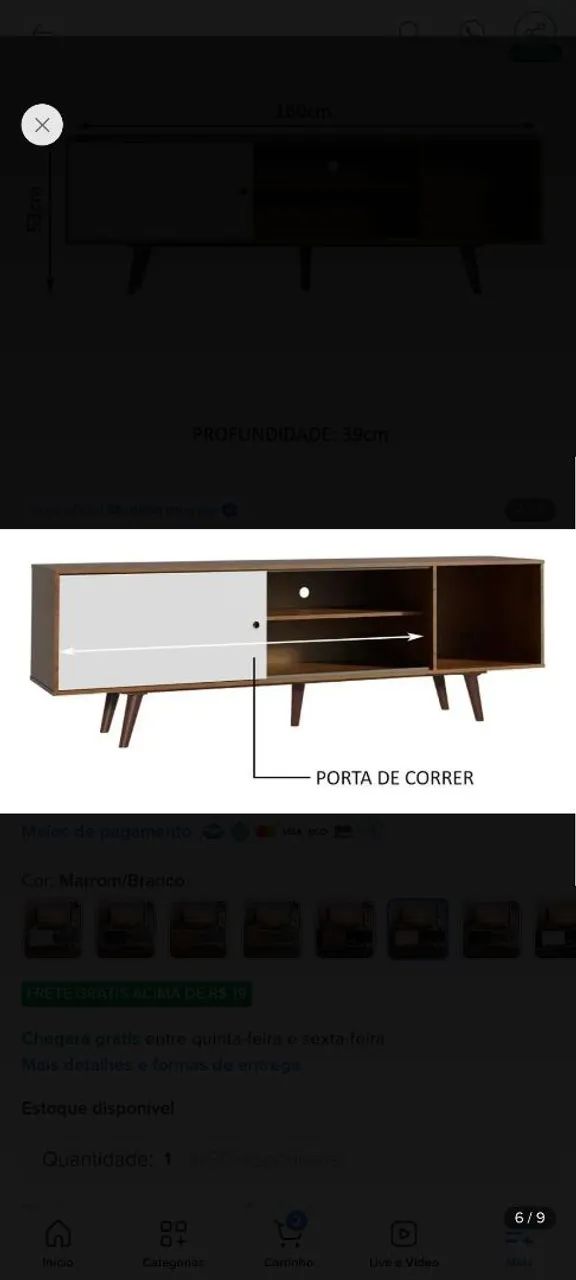 Rack térreo Em Madeira  - Foto 4