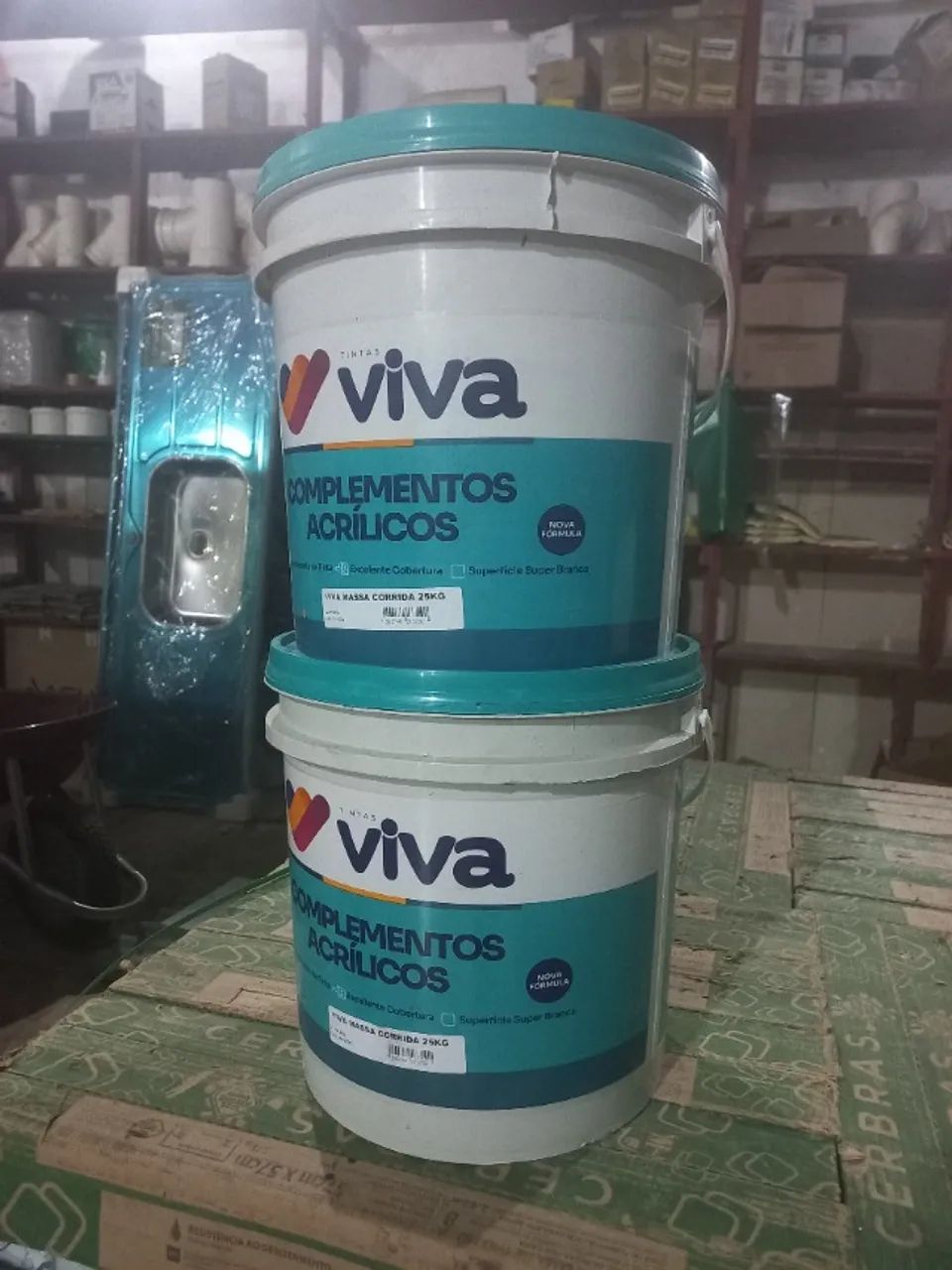 Tintas Viva Massa Corrida 25kg - Foto 2