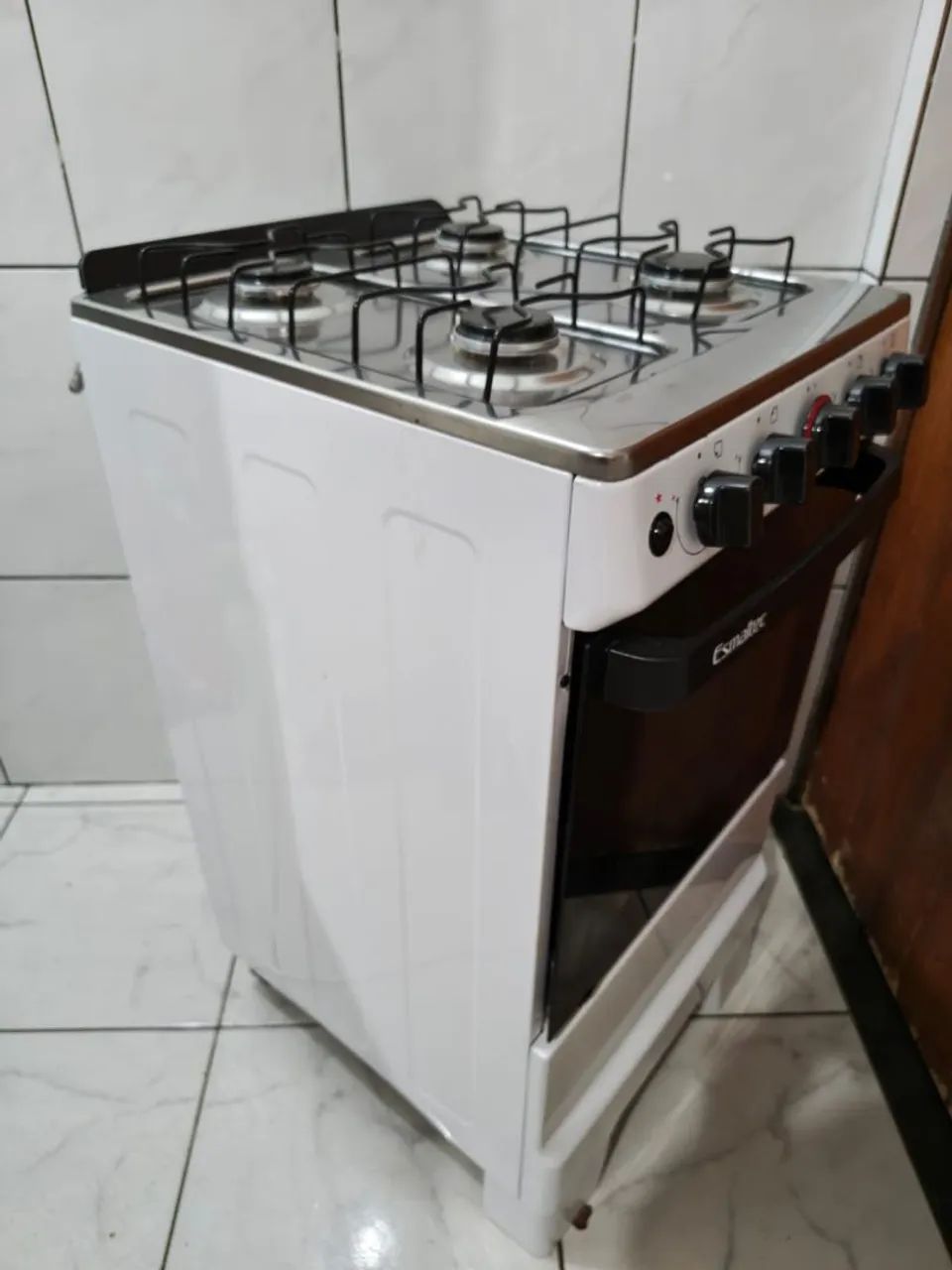 Fogão Esmaltec Branco - Acendimento automático  - Foto 5
