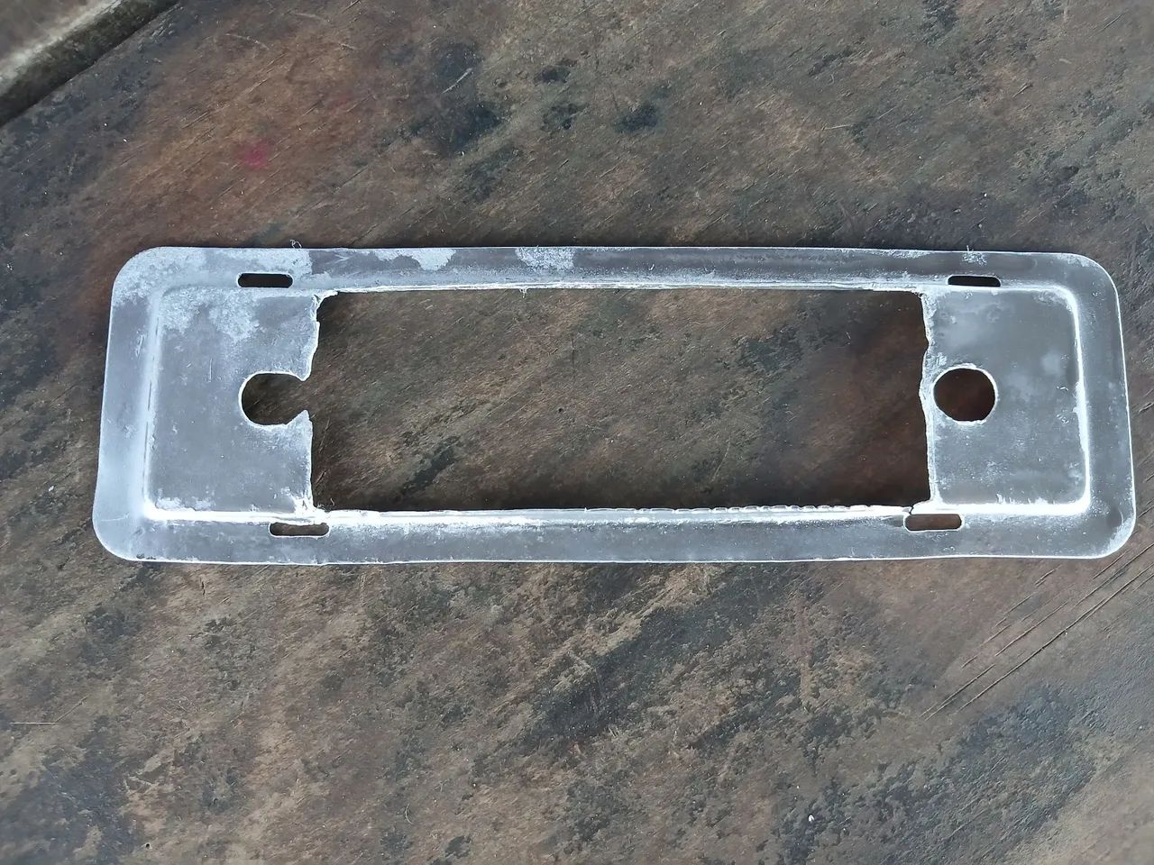 Moldura fixação rádio fusca 