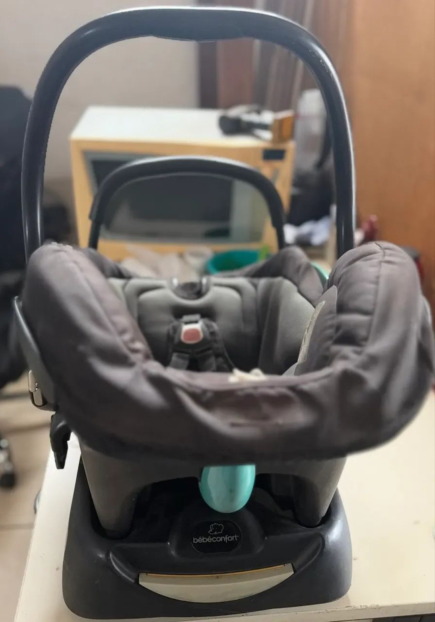 Bebê conforto streety fix usado barato com detalhes de uso  - Foto 4