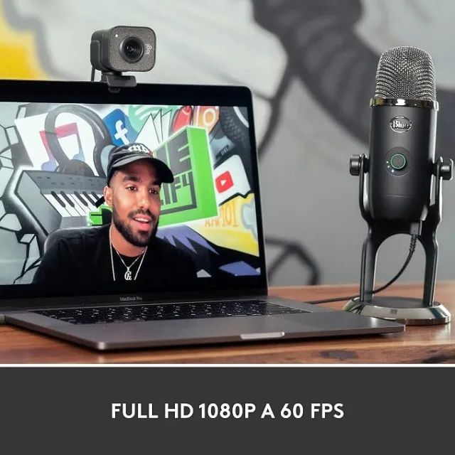 Webcam Full HD Logitech StreamCam Plus com Tripé Incluso - Foto 4
