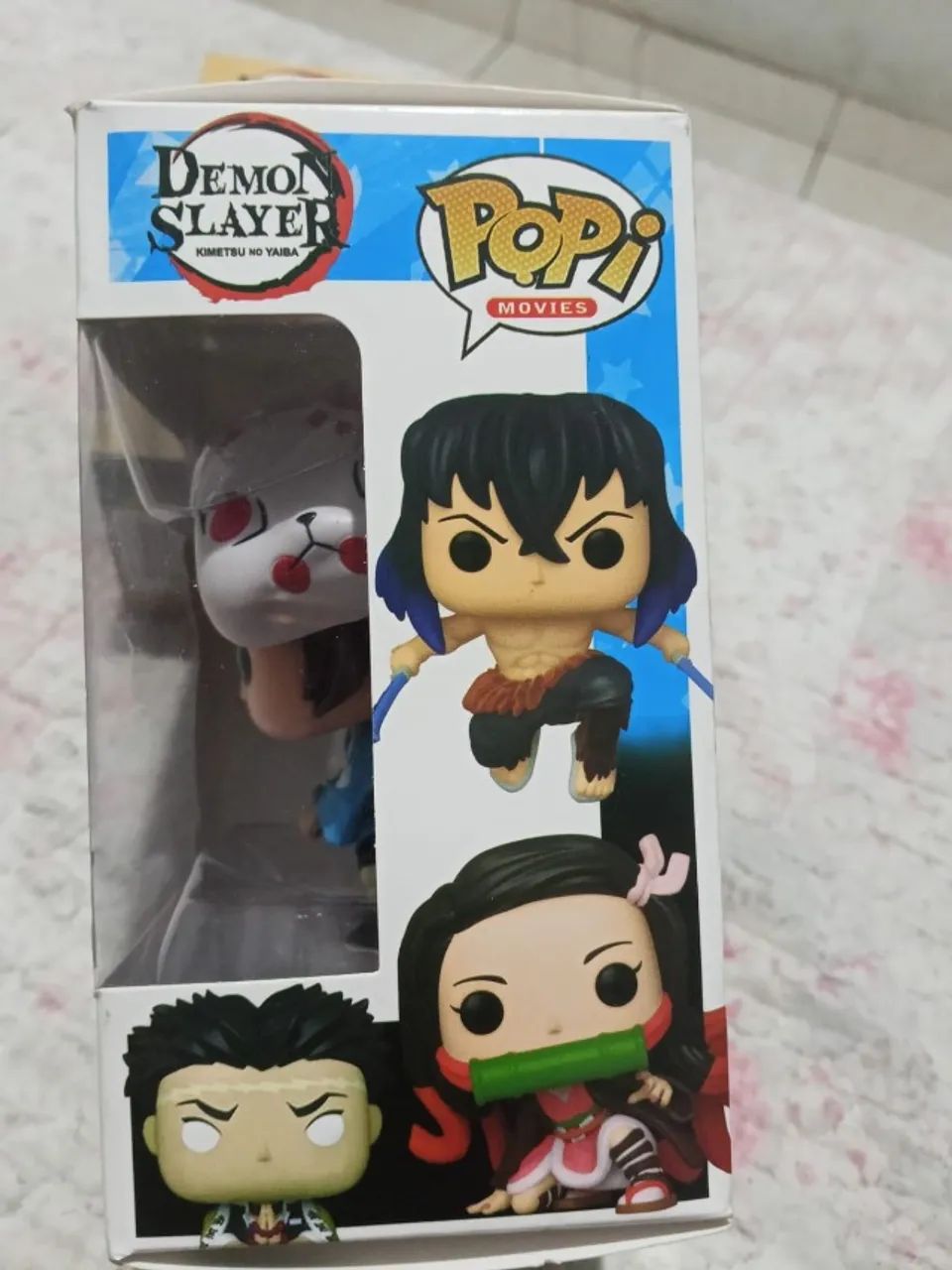 Boneco POP DEMONS SLAYER TANJIRO KIMONO AZUL - Foto 3