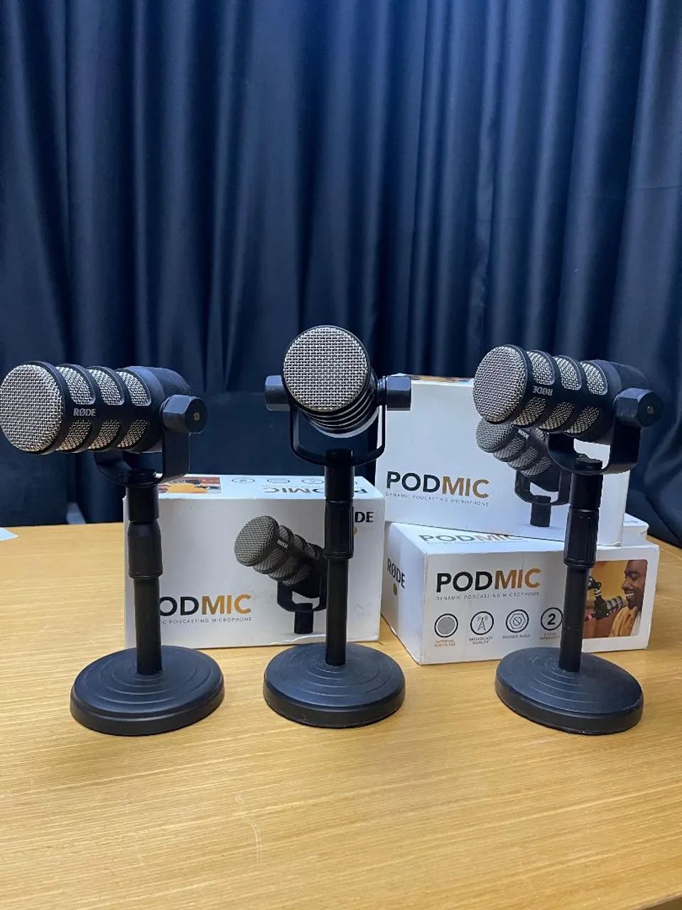 3 Microfone Podmic - Rode 797,00 (Cada um ) - Foto 2