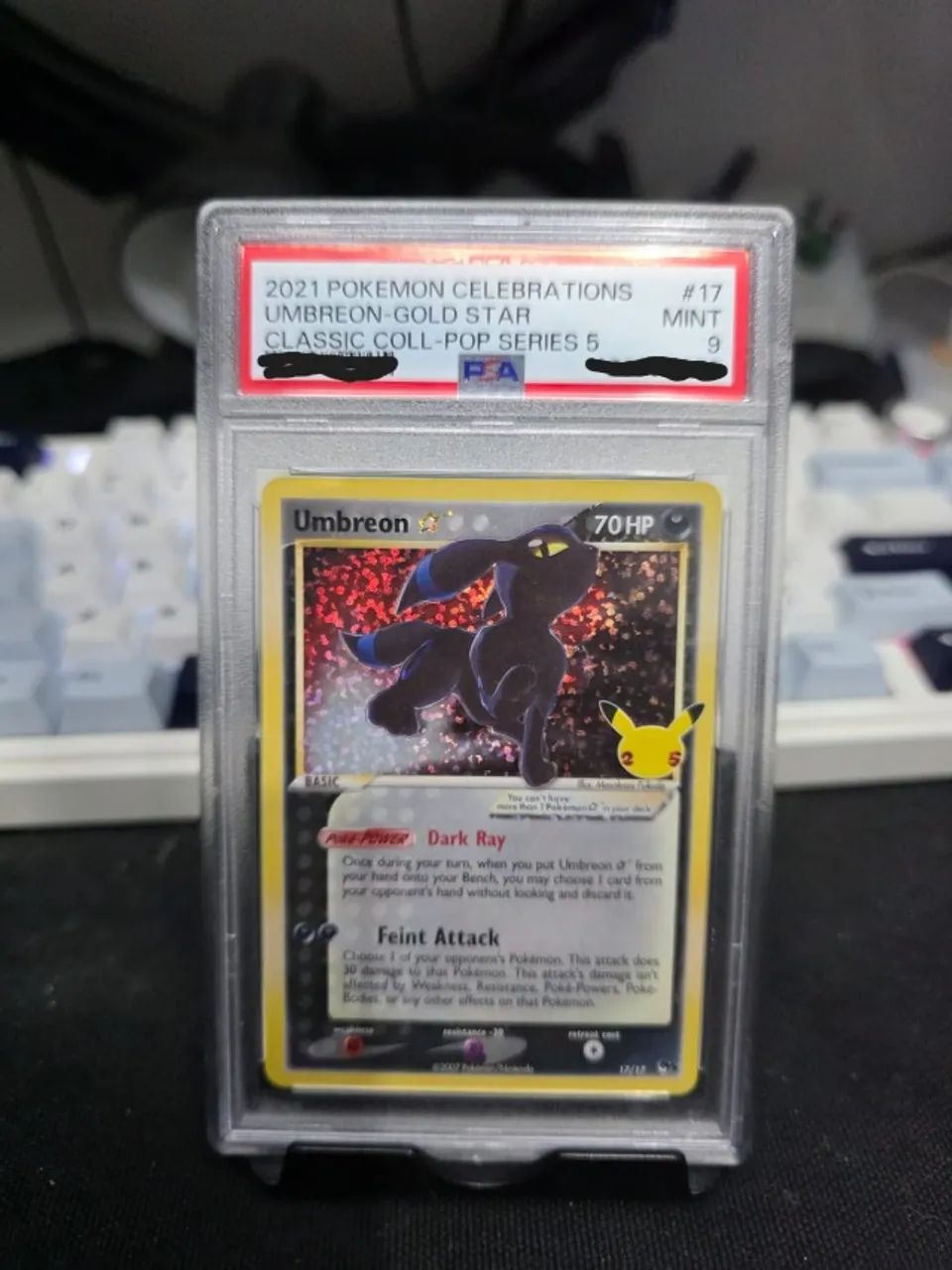 UMBREON GOLD STAR- ING- PSA 9