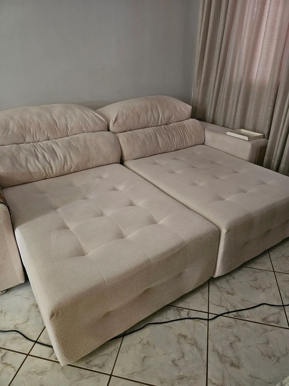 Vendo Sofá retratil e reclinavel semi novo    - Foto 2