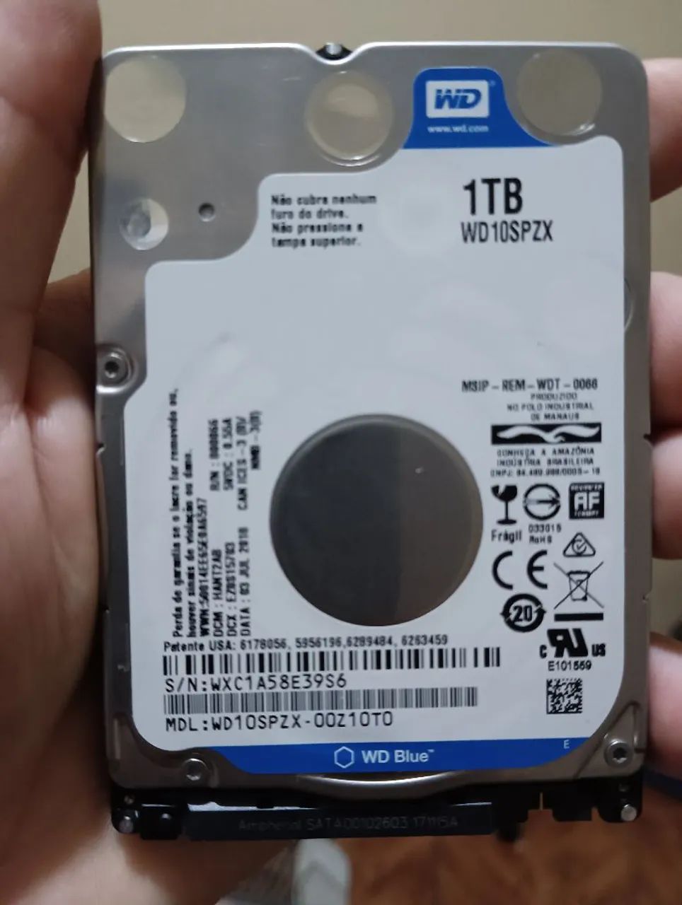 HD De Notebook 1TB .