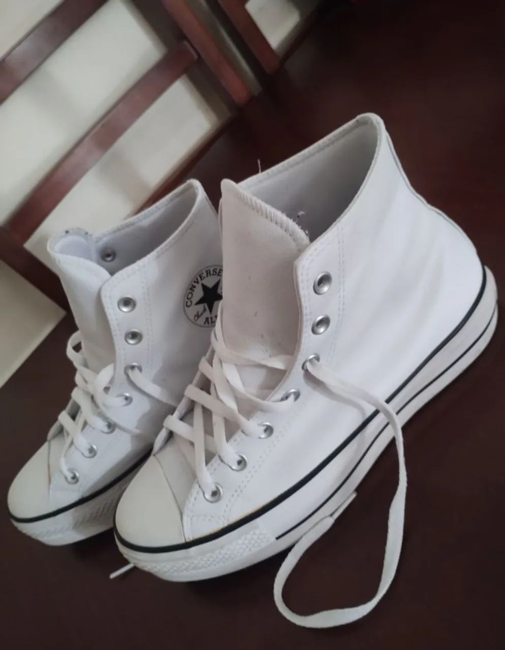 Tênis all star plataforma alta.  - Foto 2