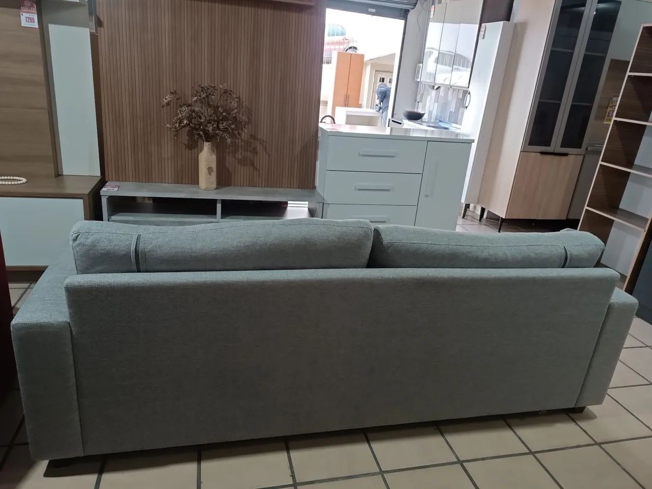 Sofá fixo em Linho - Foto 3