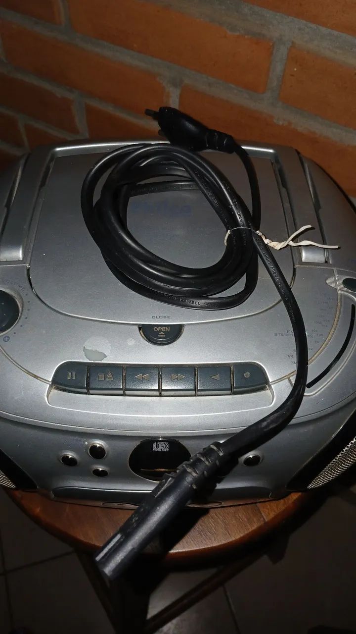 Rádio cd, toca fitas Philco antigo - Foto 3