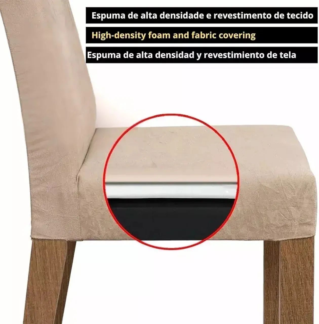 Sala de Jantar Madesa Evelin Mesa Tampo de Vidro com 4 Cadeiras - Foto 5