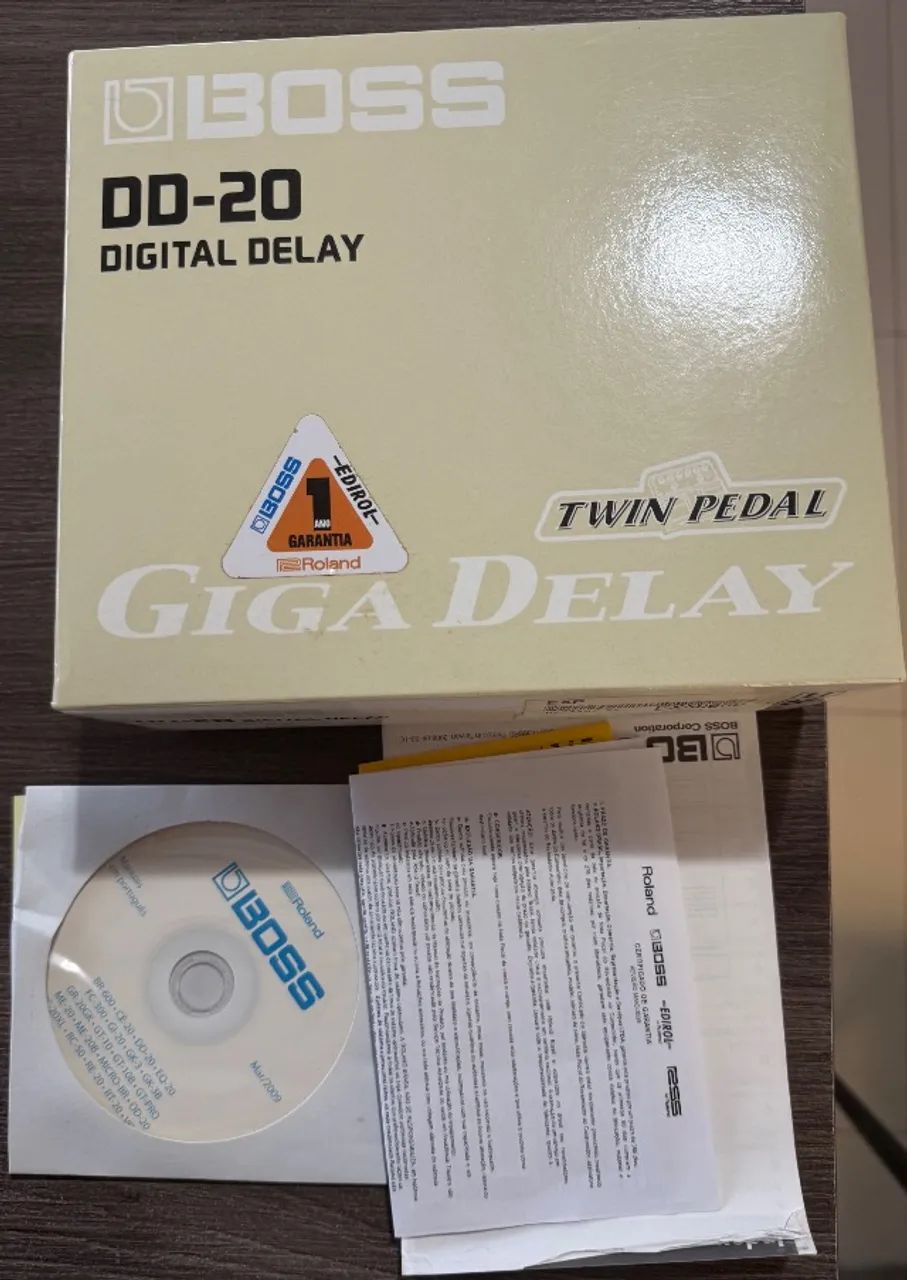 Pedal Boss DD - 20 Giga Delay - Instrumentos musicais - Plano