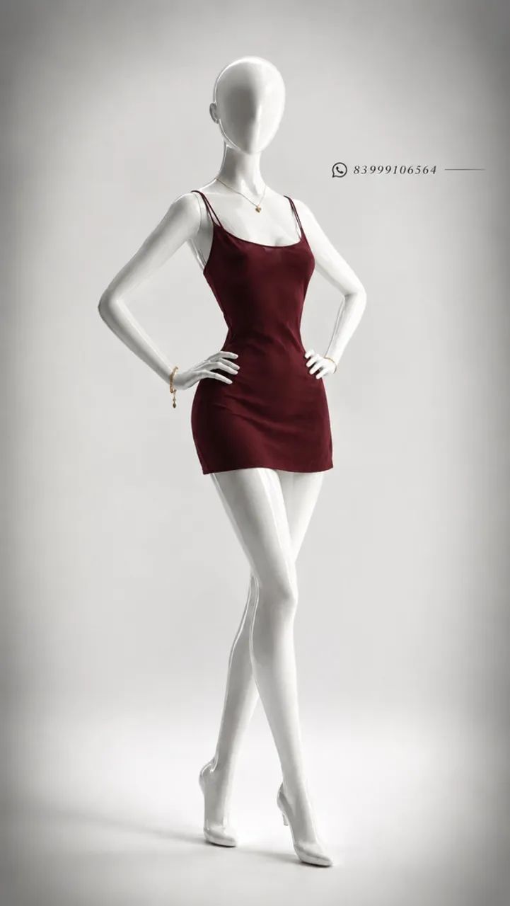 vestido vinho