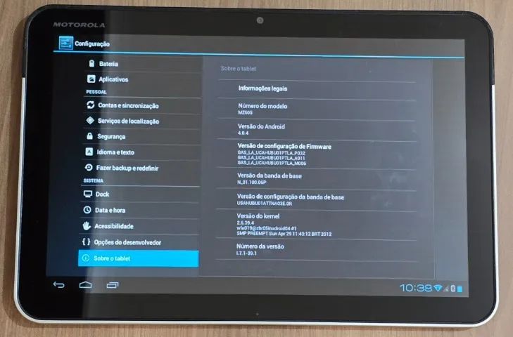 Tablet Motorola Xoom MZ605 - 32GB - Completo com capa