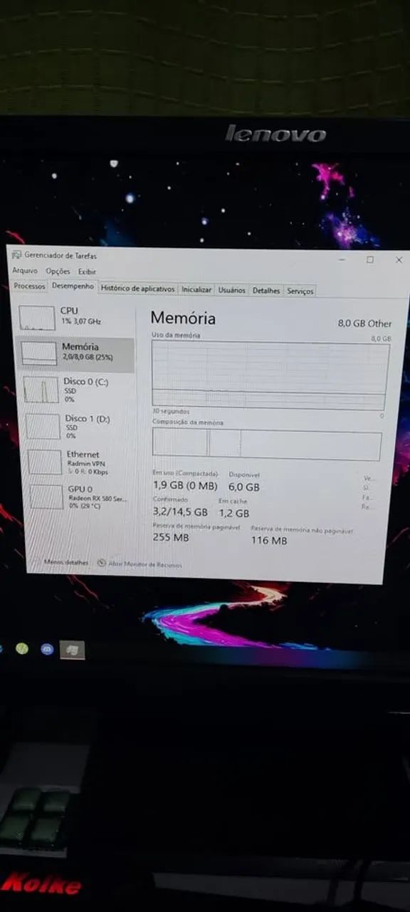 Memória RAM 8gb DDR3 1866MHz (2x4gb) - Foto 2