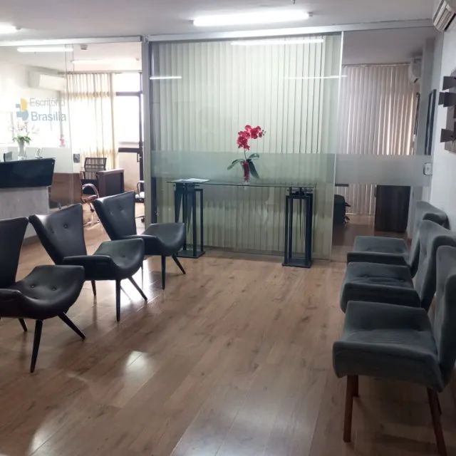 Sala Mobiliada com recepcionista e vista para o lago - Foto 2