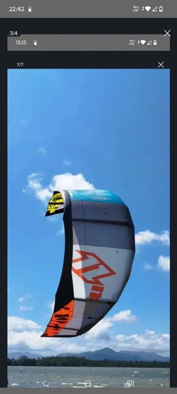 kitesurf 10 kite+mochila