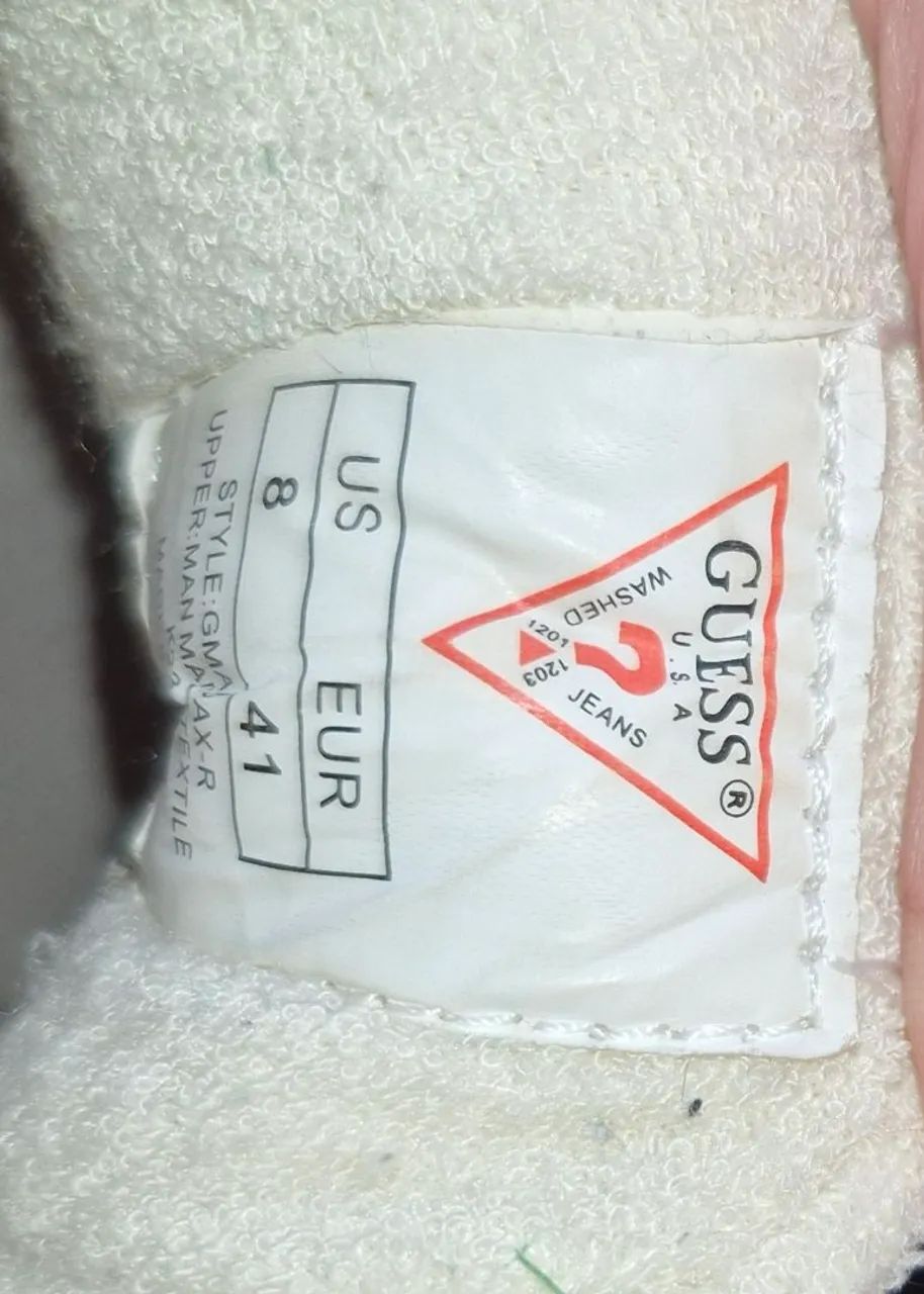 Tênis Guess Adax Original Bege<br> - Foto 5